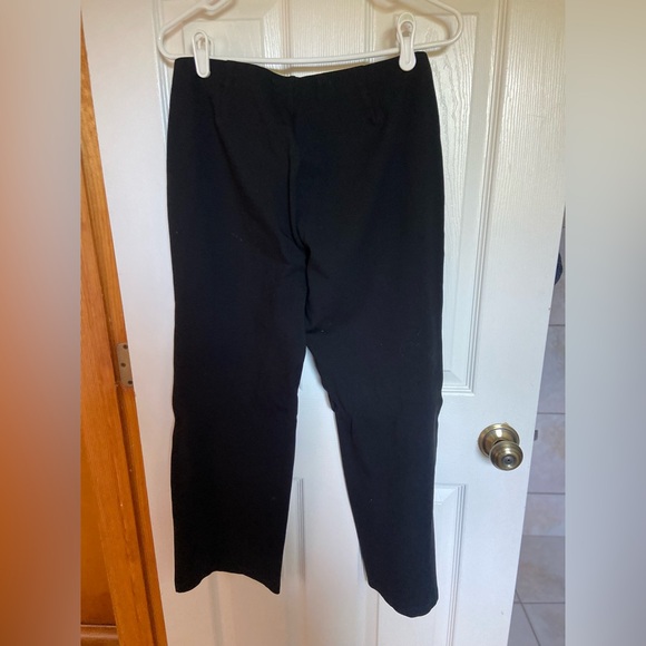 ✨ EILEEN FISHER Petite Black Pants | Pull-On | PM ✨ - Picture 4 of 5